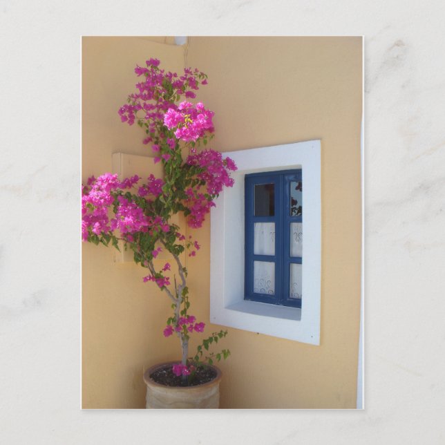 Postal Ventana de Santorini (Anverso)