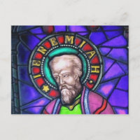 Ventana de vidrio templado del profeta Jeremiah
