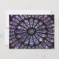 Ventana de vidrio templado, Notre Dame, París