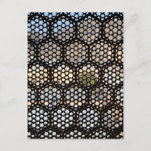 Postal Ventana Entramado geométrico, India