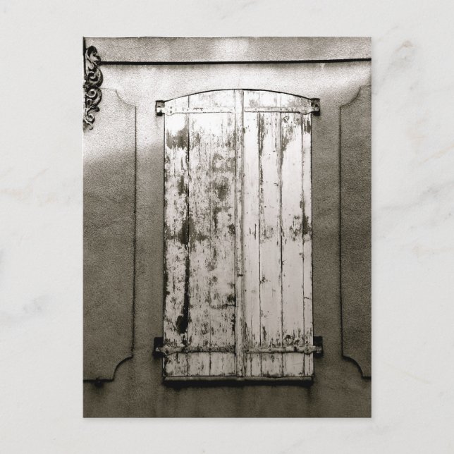 Postal Ventana, gaviotas, FRANCIA (Anverso)