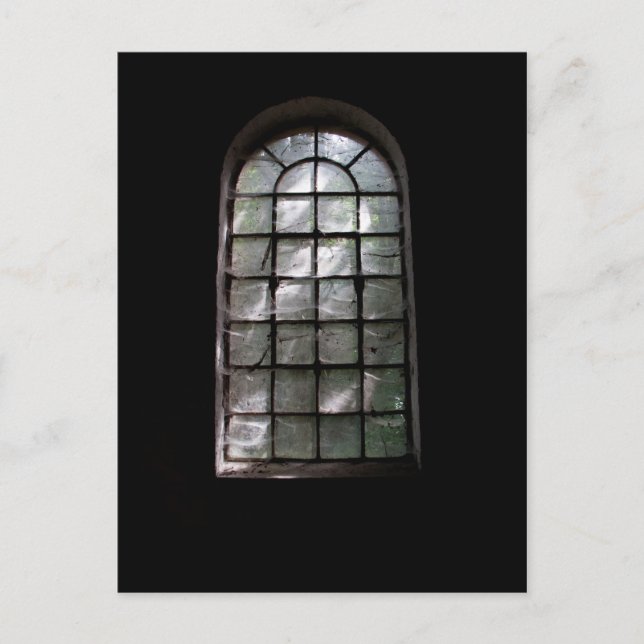 Postal Ventana inquietante (Anverso)