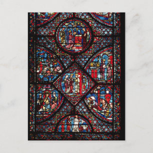 Postal Ventana que representa escenas