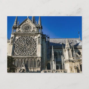 Postal Ventana Rosa sur a las afueras de Notre Dame de Pa