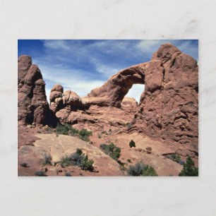 Postal Ventana sur, Parque Nacional Arches, forma de roca
