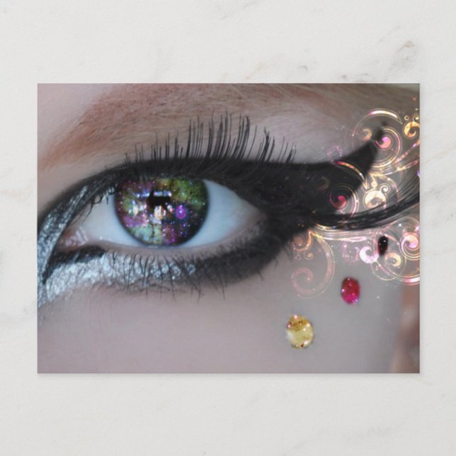 Postal Ventanas al alma (Anverso)