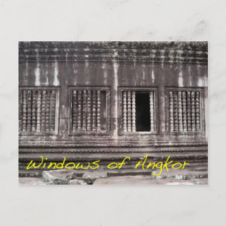 Postal Ventanas de Angkor