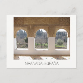 Postal Ventanas de la Alhambra ~ Granada, España