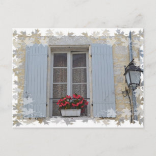 Postal Ventanas de la Dordoña