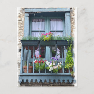 Postal Ventanas de la Dordoña