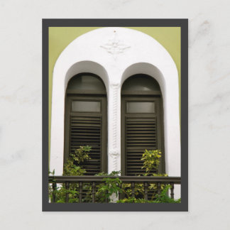 Postal Ventanas del Viejo San Juan, Puerto Rico