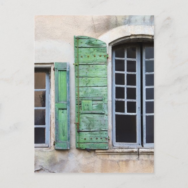 Postal ventanas mediterráneas (Anverso)