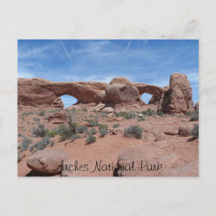 Postal Ventanas Norte y Sur - Parque nacional Arches