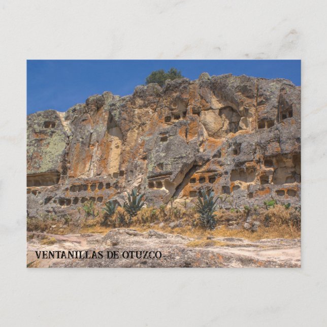 Postal Ventanillas de Otuzco, Perú (Anverso)