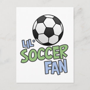 Postal Ventilador del fútbol de Lil'