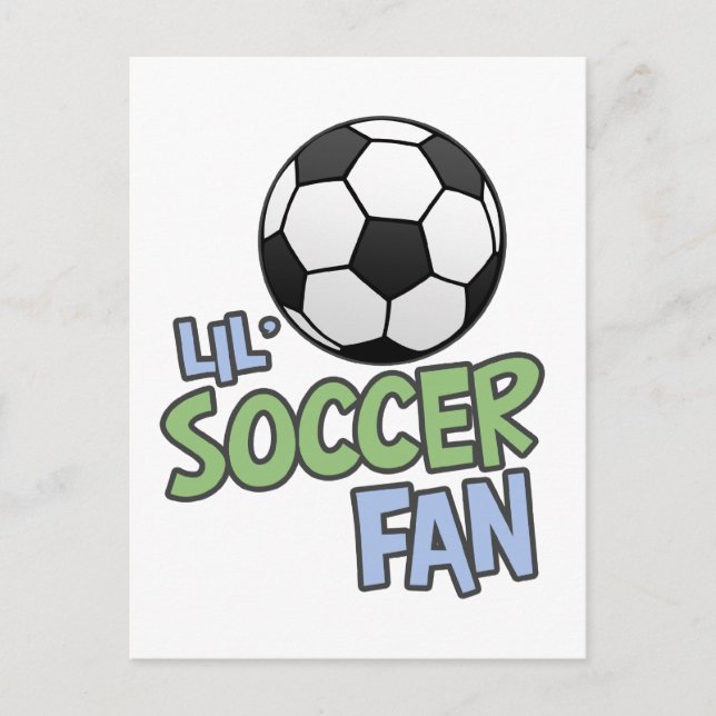 Postal Ventilador del fútbol de Lil' (Anverso)