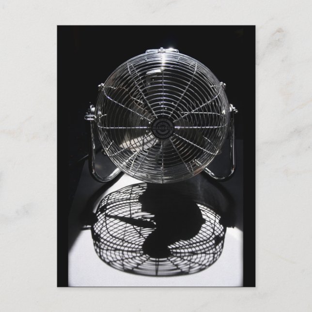 Postal Ventilador Mandrill BW Fotografía de la vida resid (Anverso)