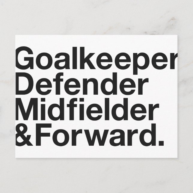 Postal Ventilador SOCCER (Anverso)