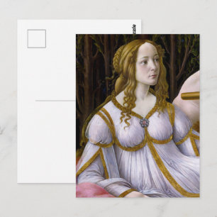 Postal Venus de Botticelli Diosa del Amor Arte del Renaci
