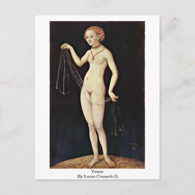 Postal Venus De Lucas Cranach (I) (Anverso)