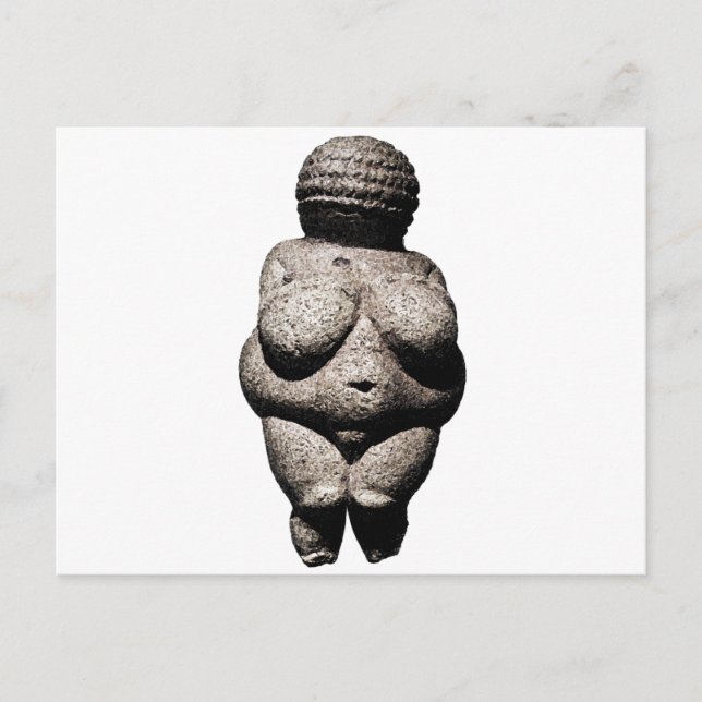 Postal Venus de Willendorf (Anverso)