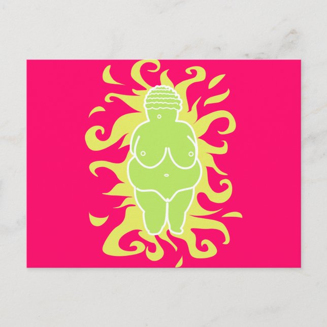 Postal Venus de Willendorf (Anverso)