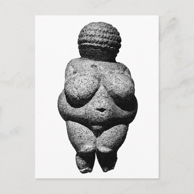 Postal Venus de Willendorf (Anverso)