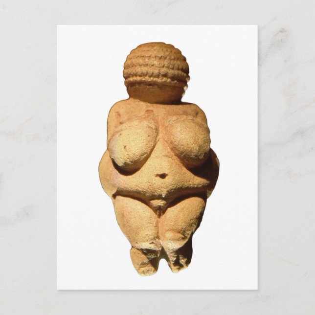Postal Venus de Willendorf (Anverso)