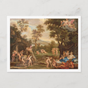 Postal Venus en la Forja de Vulcan, siglo XVIII