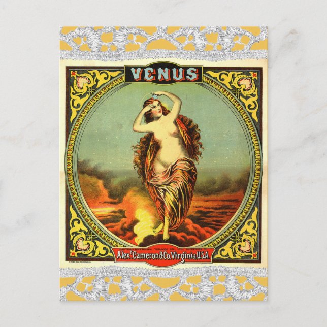 Postal Venus Ephemera de Vintage (Anverso)