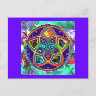 Postal Venus Flower of Love fineART Flower Power / Square