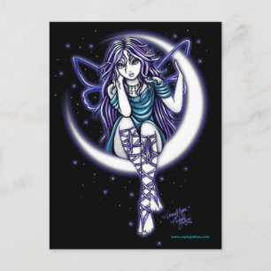 Postal Venus Moon Celestial Fantasy