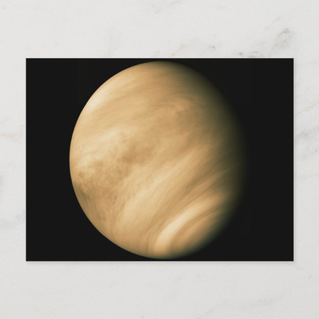 Postal VENUS por Mariner 10 foto de la NASA (Anverso)