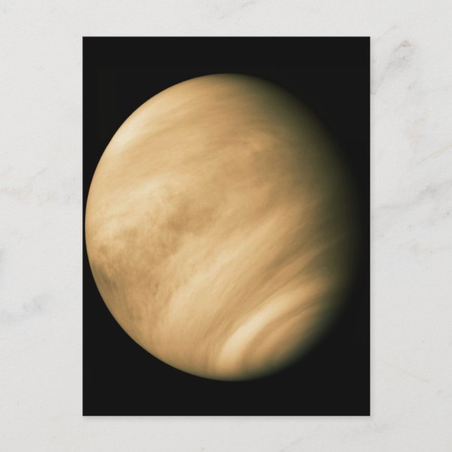Postal VENUS por Mariner 10 foto de la NASA (Anverso)