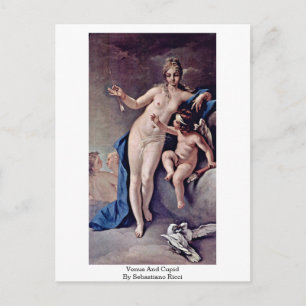 Postal Venus Y Cupid, De Sebastiano Ricci