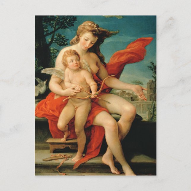 Postal Venus y Cupido, 1785 (Anverso)