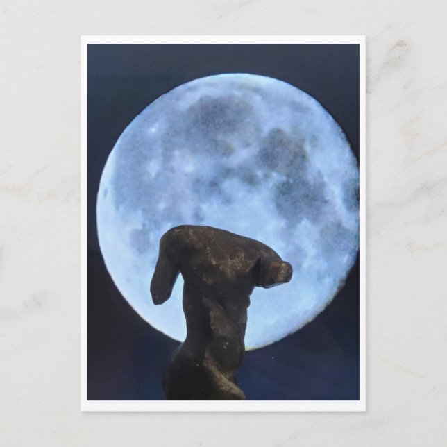 Postal Venus y la Luna (Anverso)