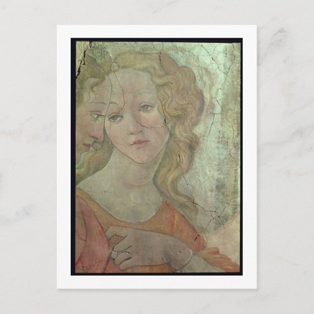 Postal Venus y los Tres Grados que ofrecen regalos a uste (Anverso)