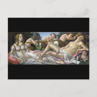 Postal Venus y Mars, Sandro Botticelli