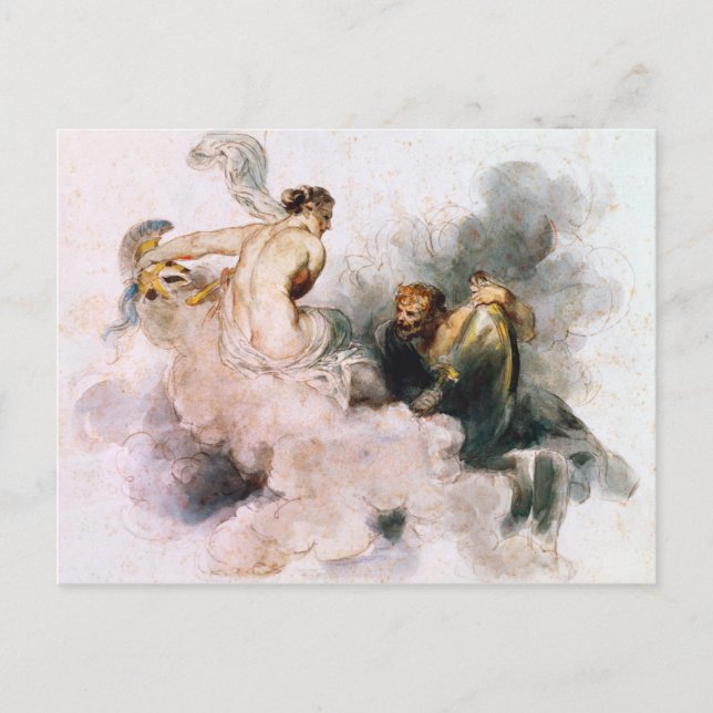 Postal Venus y Vulcan (Anverso)