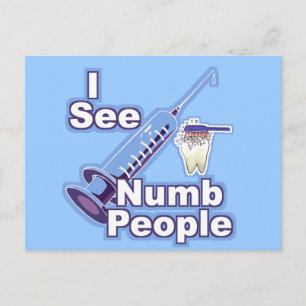 Postal Veo A Las Personas Numb