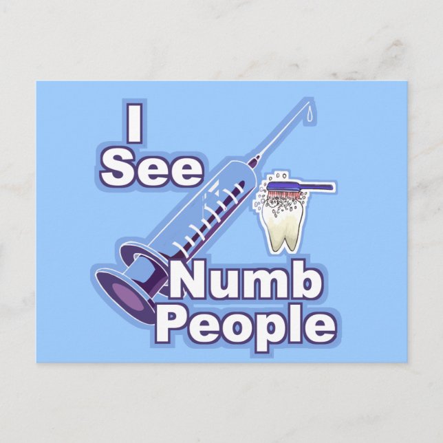 Postal Veo A Las Personas Numb (Anverso)