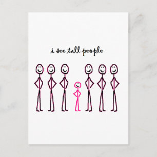 Postal Veo A Tall People