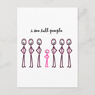 Postal Veo A Tall People