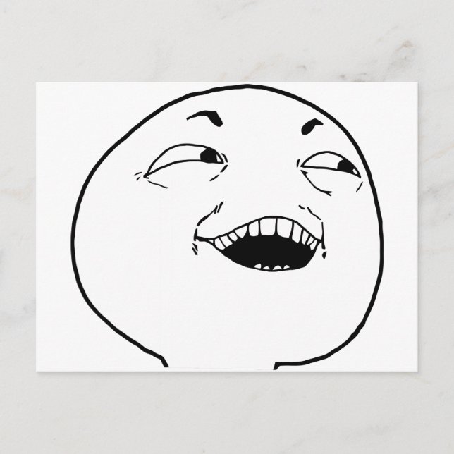 Postal Veo lo que hiciste ahí - meme (Anverso)