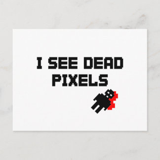 Postal Veo Píxeles Muertos
