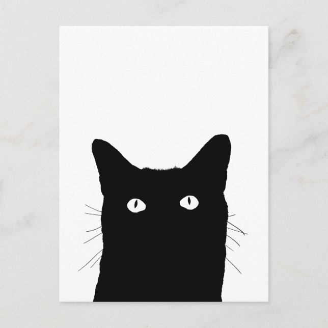 Postal Veo un clic de gato para seleccionar tu decoración (Anverso)