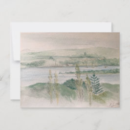 Postal Ver a través del río