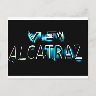 Postal Ver Alcatraz, foto de los años 80