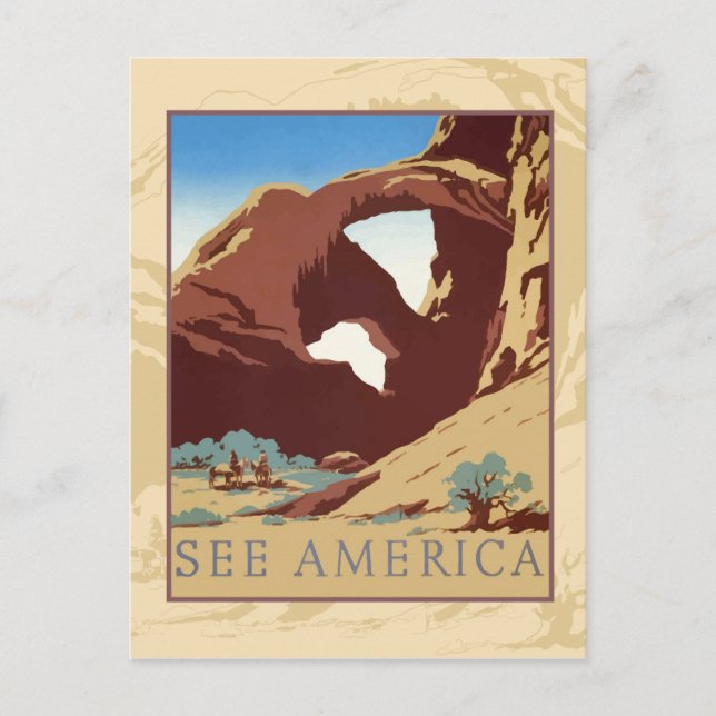 Postal Ver América (Anverso)